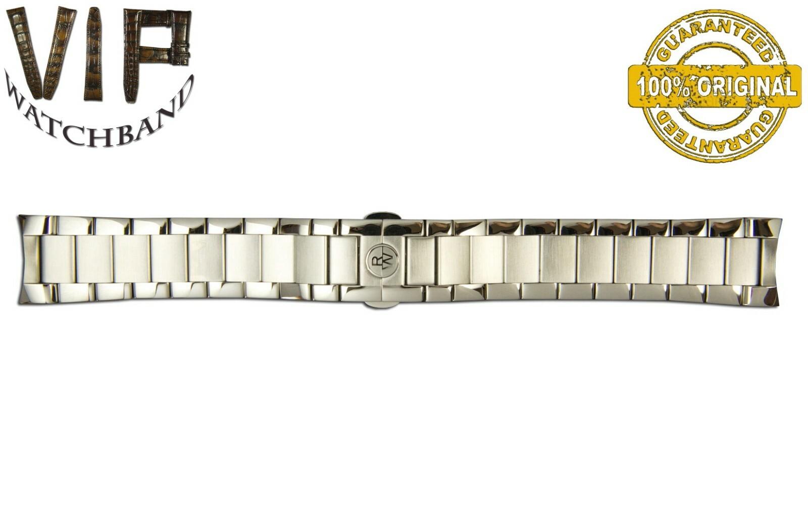 Raymond Weil 22mm bracelet, stainless steel — face side
