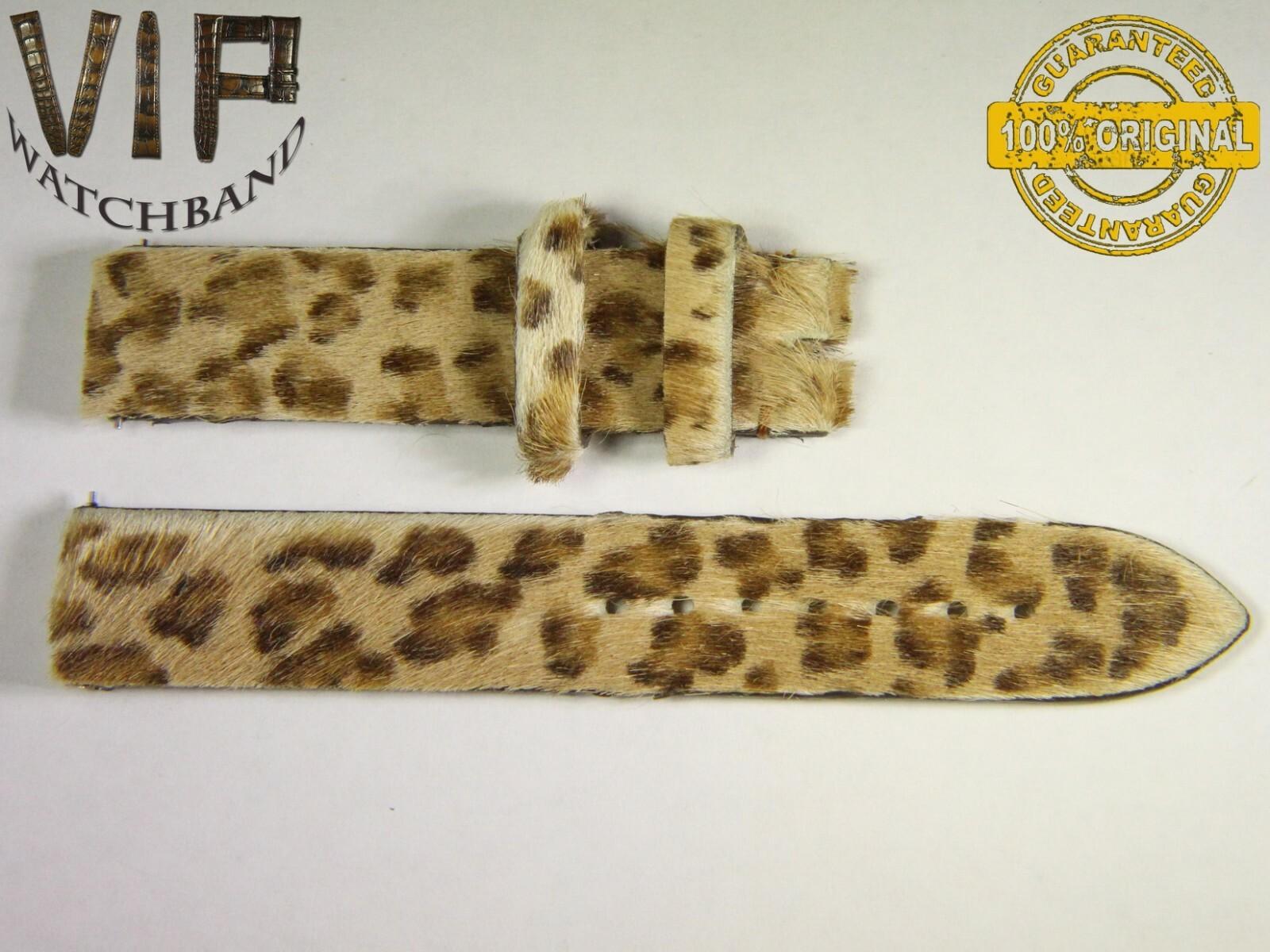 Franck Muller 16mm strap, pony hair, two-tone — face side