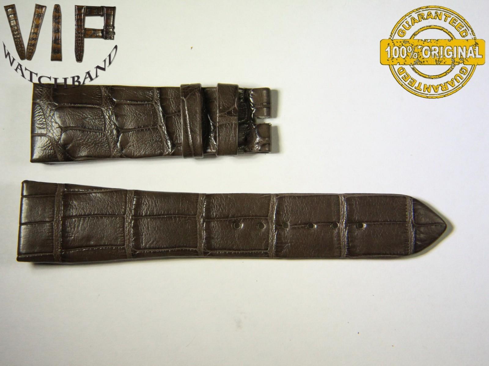 Girard-Perregaux 20mm strap, crocodile, brown — face side
